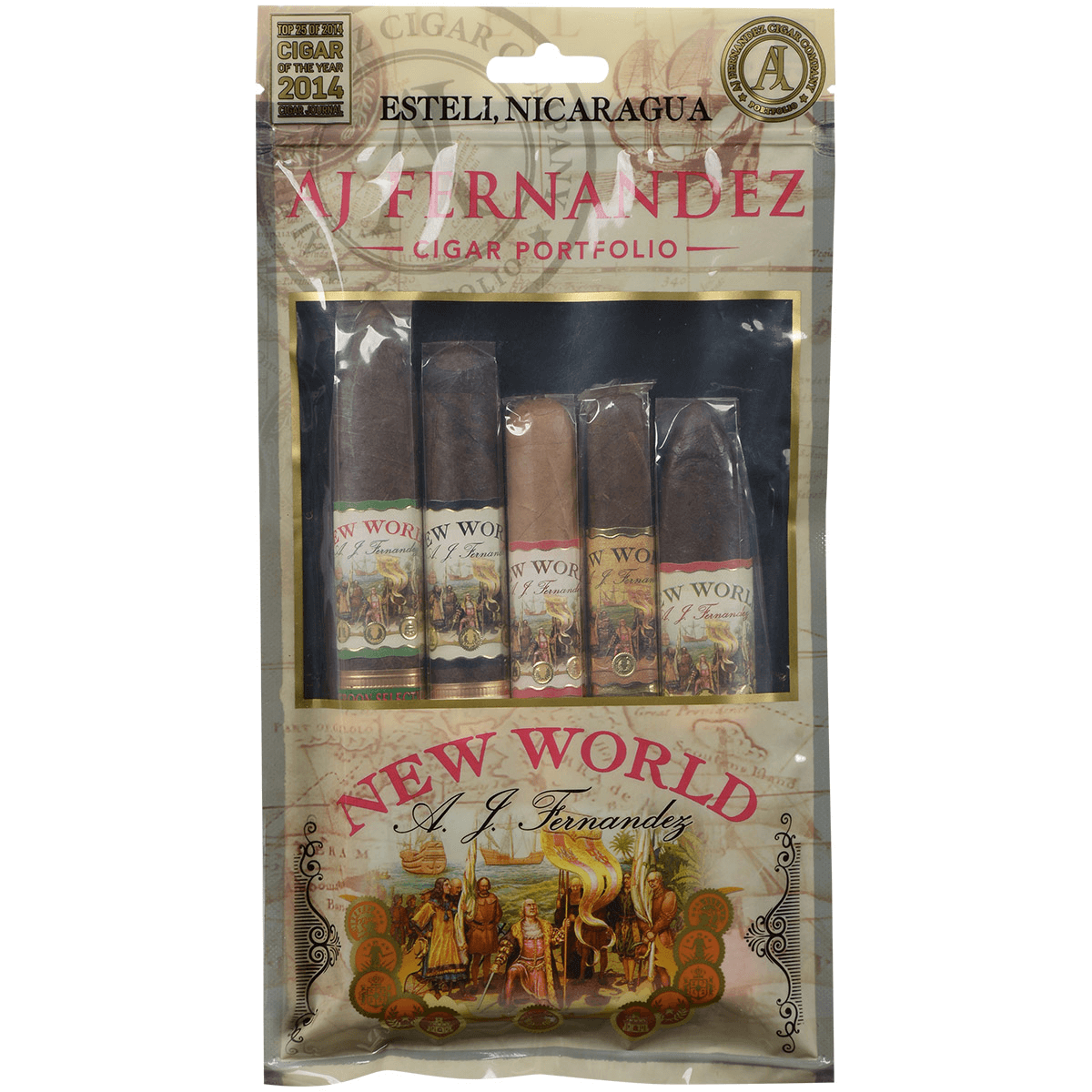 New World By Aj Fernandez 5 Ct. Sampler Fresh Pack