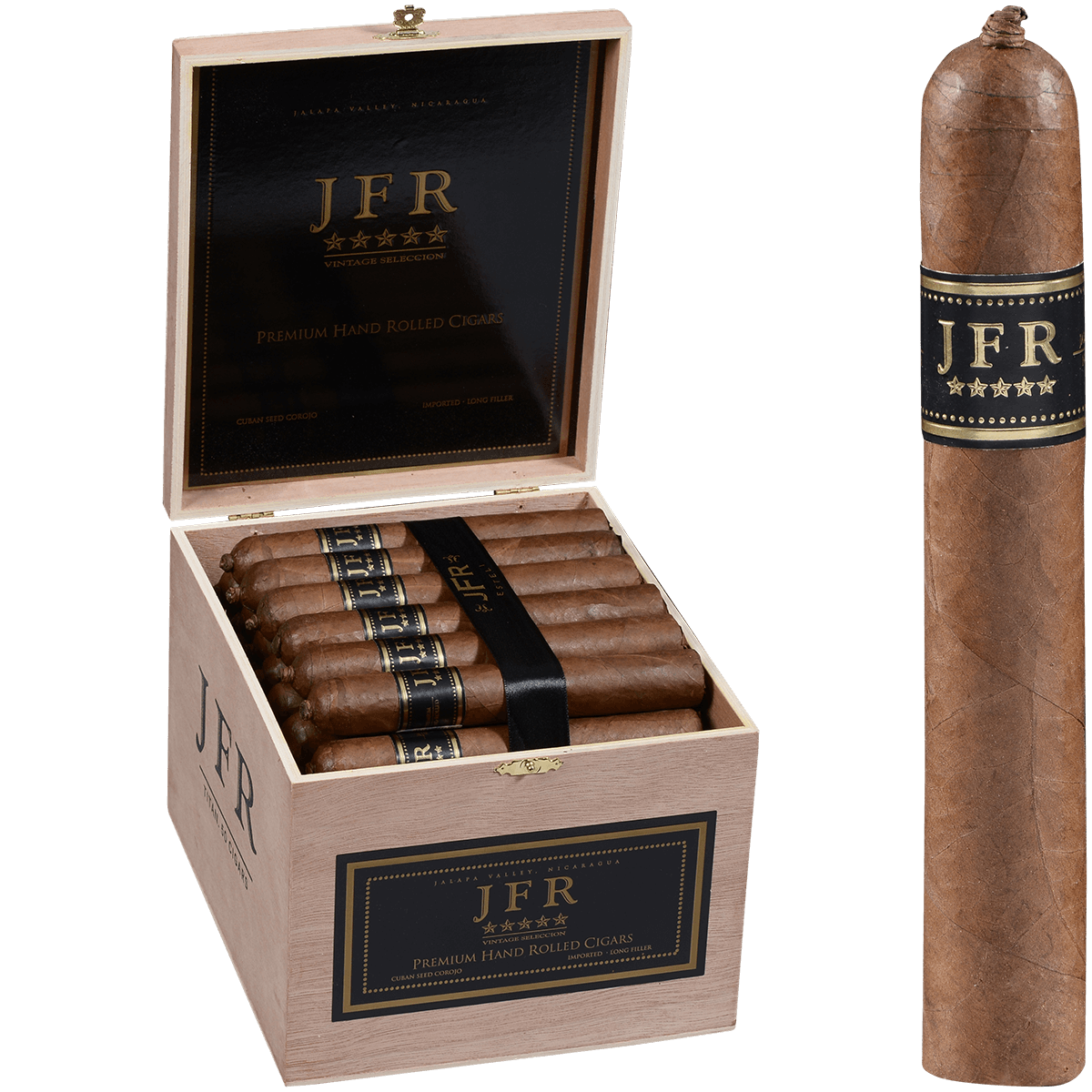 Aganorsa Jfr Corojo Titan 6.00X50 50 Ct Box
