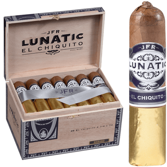 Aganorsa Leaf Jfr Lunatic Habano Lunatic El Chiquito 4.75X70 28 Ct Box