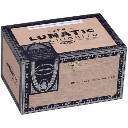 Aganorsa Leaf Jfr Lunatic Maduro Lunatic El Chiquito 4.75X70 28 Ct Box