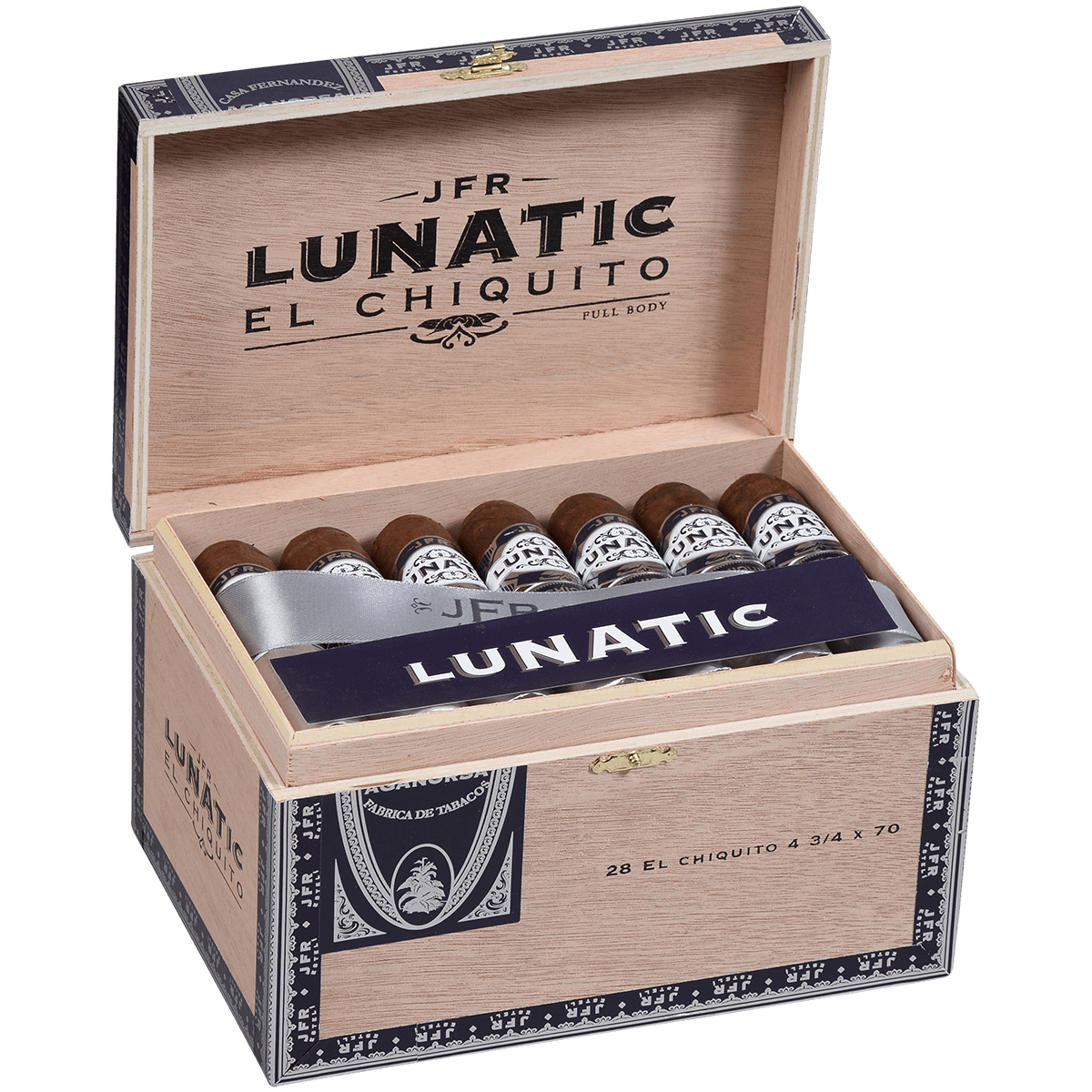 Aganorsa Leaf Jfr Lunatic Maduro Lunatic El Chiquito 4.75X70 28 Ct Box