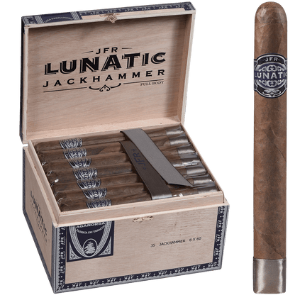 Aganorsa Leaf Jfr Lunatic Maduro Lunatic Jackhammer 8.00X60 35 Ct Box