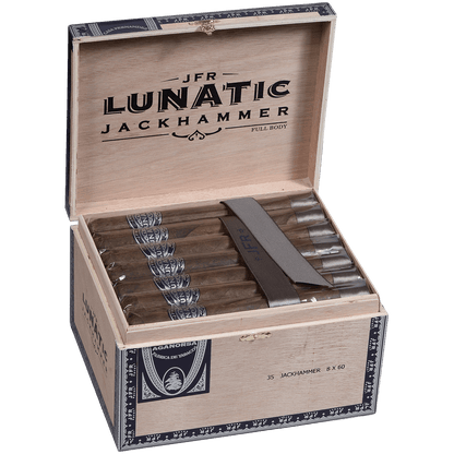 Aganorsa Leaf Jfr Lunatic Maduro Lunatic Jackhammer 8.00X60 35 Ct Box
