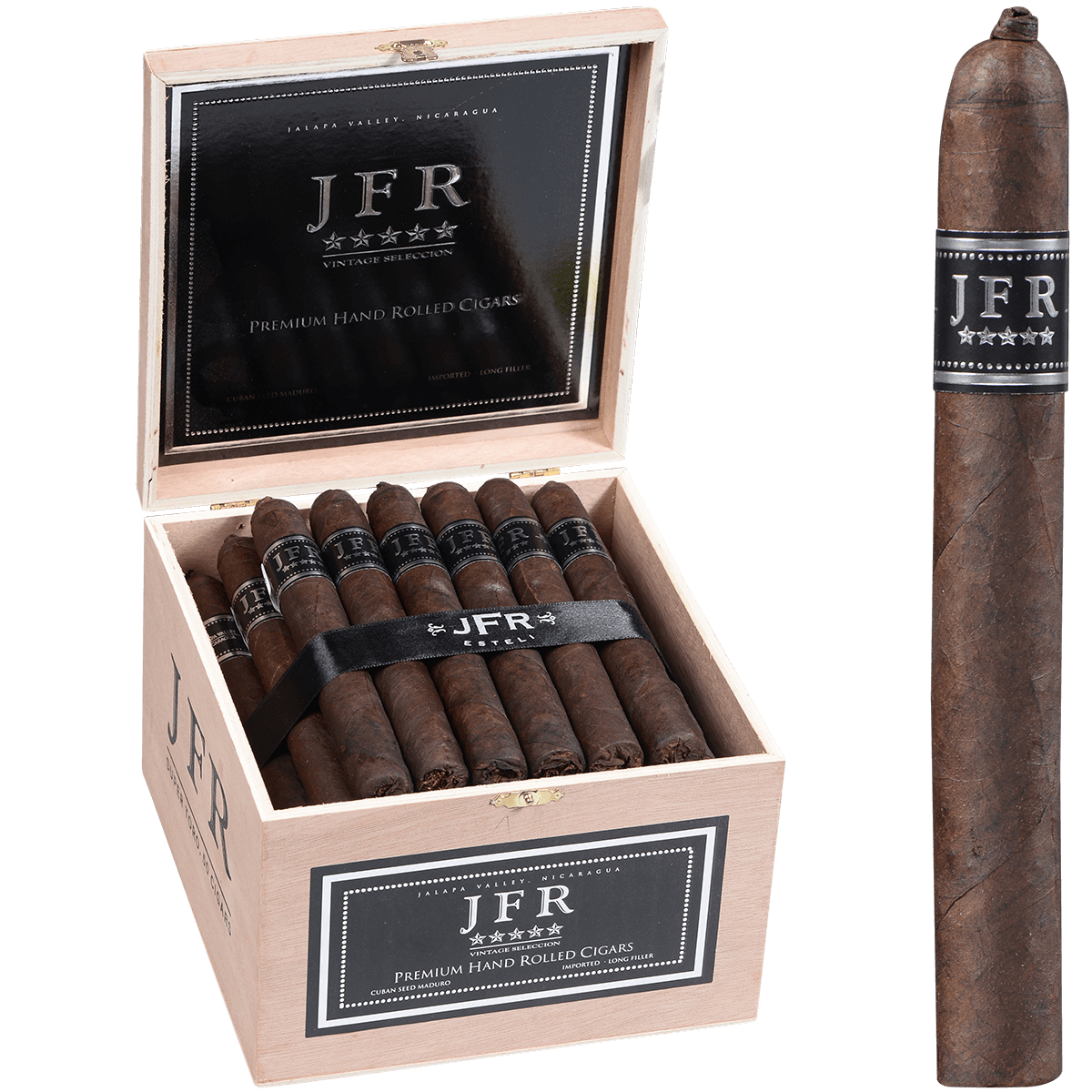 Aganorsa Jfr Maduro Super Toro 6.50X52 50 Ct Box