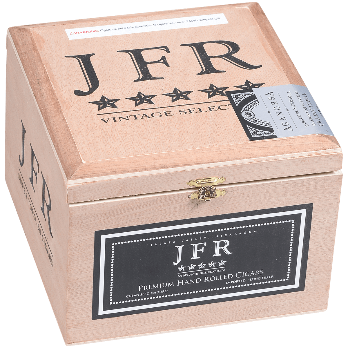 Aganorsa Jfr Maduro Super Toro 6.50X52 50 Ct Box