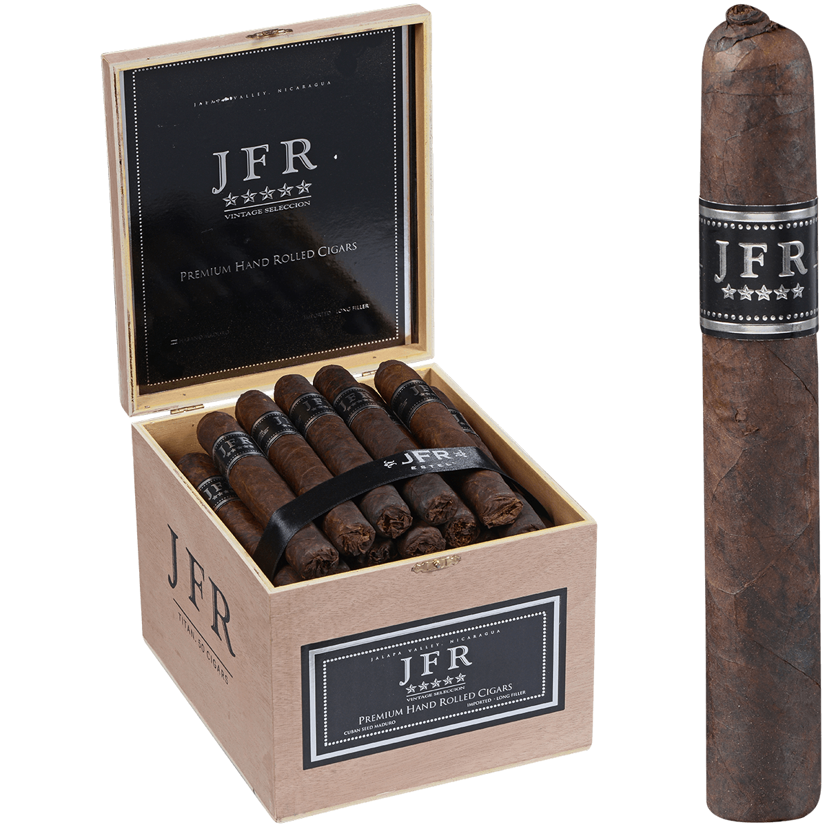 Aganorsa Jfr Maduro Titan 6.00X60 50 Ct Box