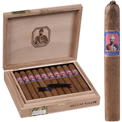 Foundation Aksum Corona Gorda Claro 10 Ct.Box 5.50X48