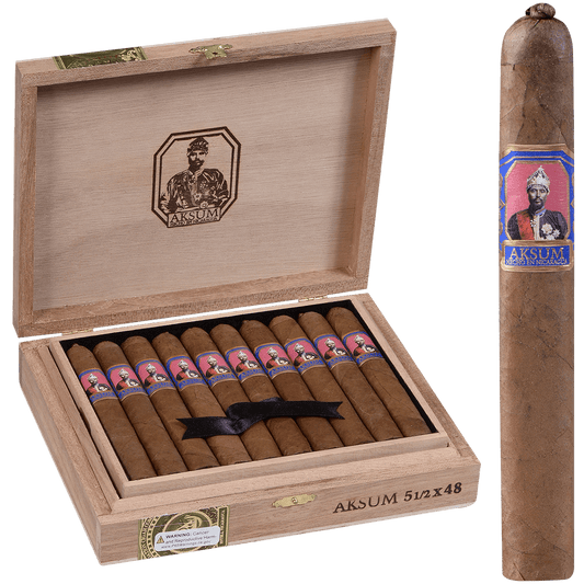 Foundation Aksum Corona Gorda Claro 10 Ct.Box 5.50X48