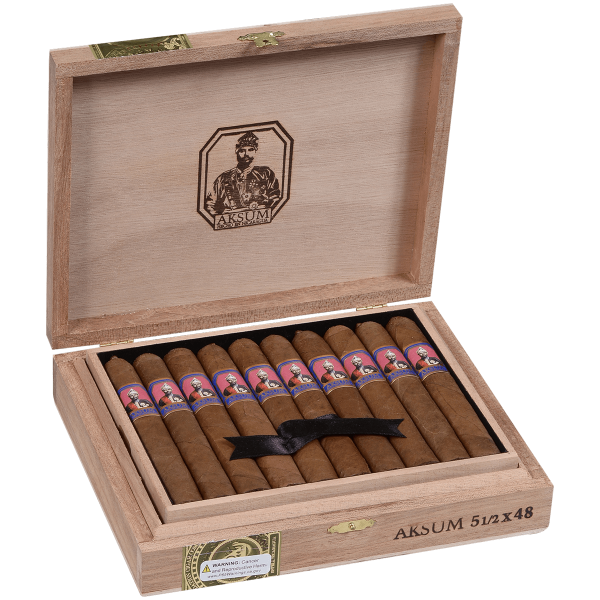 Foundation Aksum Corona Gorda Claro 10 Ct.Box 5.50X48