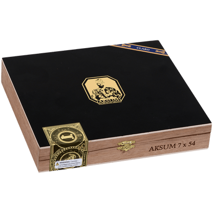 Foundation Aksum Double Corona Claro 10 Ct.Box 7.00X54