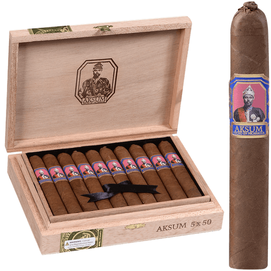 Foundation Aksum Robusto Claro 10 Ct.Box 5.00X50