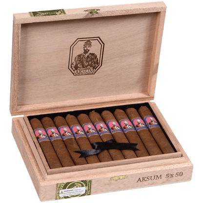 Foundation Aksum Robusto Claro 10 Ct.Box 5.00X50