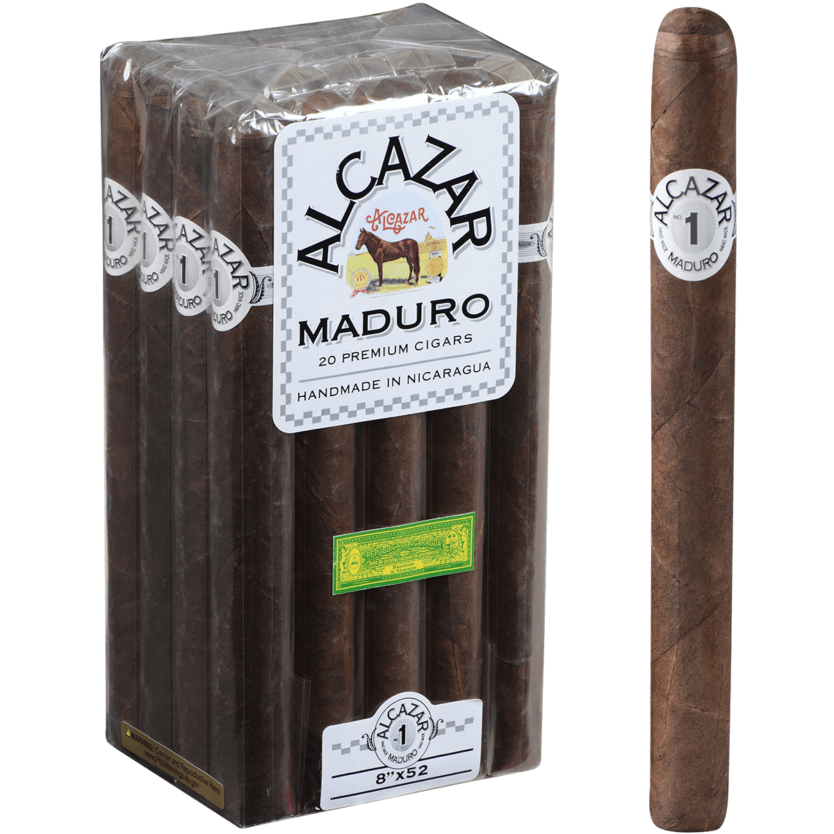 Alcazar Maduro #1 20 Ct. Bundle 8.00X52