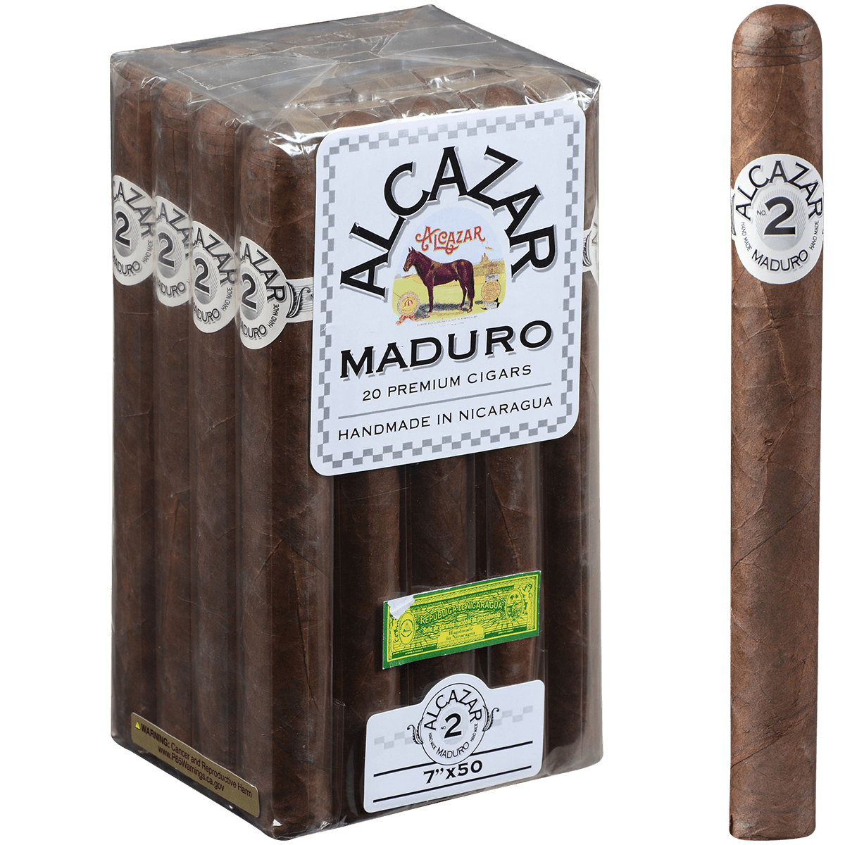 Alcazar Maduro #2 20 Ct. Bundle 7.00X50