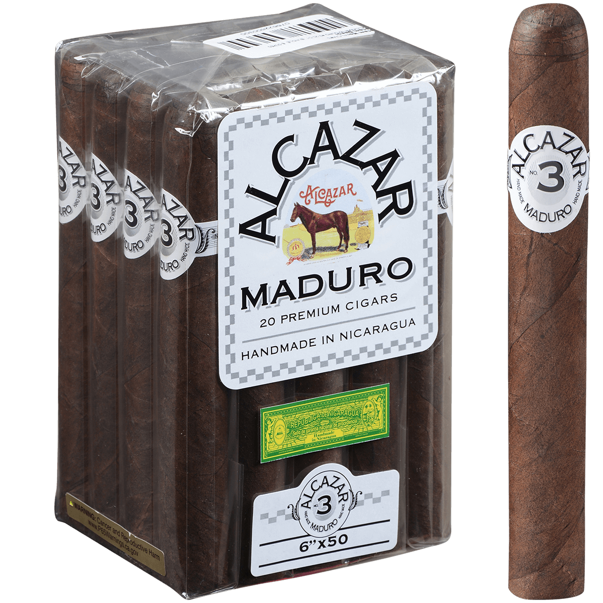 Alcazar Maduro #3 20 Ct. Bundle 6.00X50