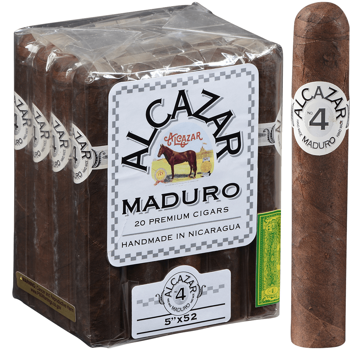 Alcazar Maduro #4 20 Ct. Bundle 5.00X52