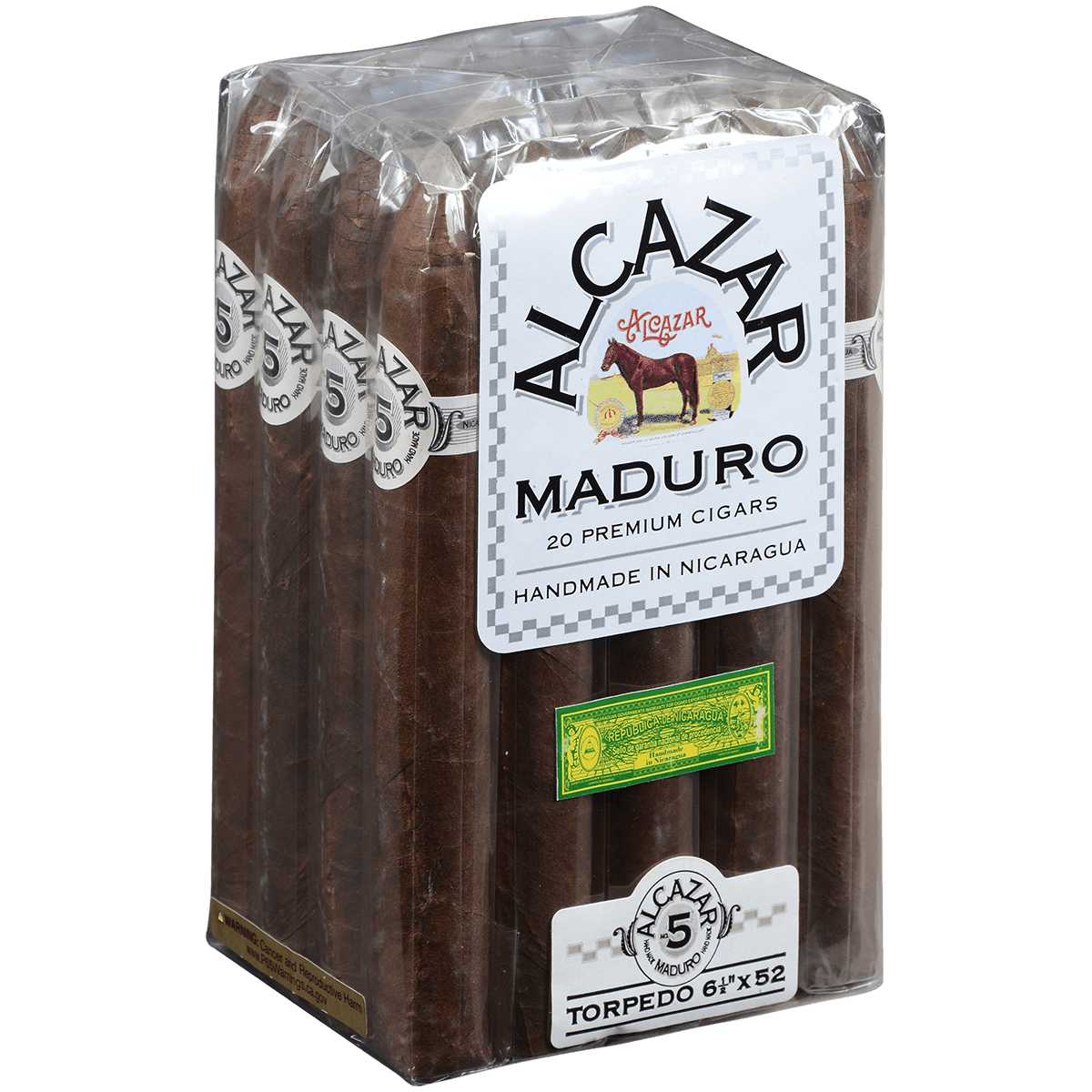 Alcazar Maduro #5 20 Ct. Bundle 6.50X52