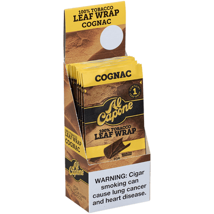 Al Capone Cigar Wraps Cognac 1/12 Pack Carton