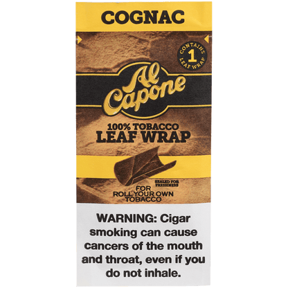Al Capone Cigar Wraps Cognac 1/12 Pack Carton