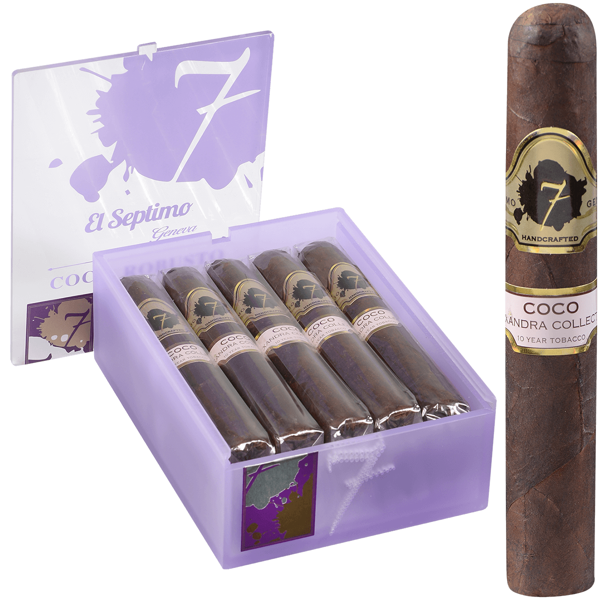 El Septimo Alexandra Collection Coco Robusto 10 Ct Bx 5.25X53