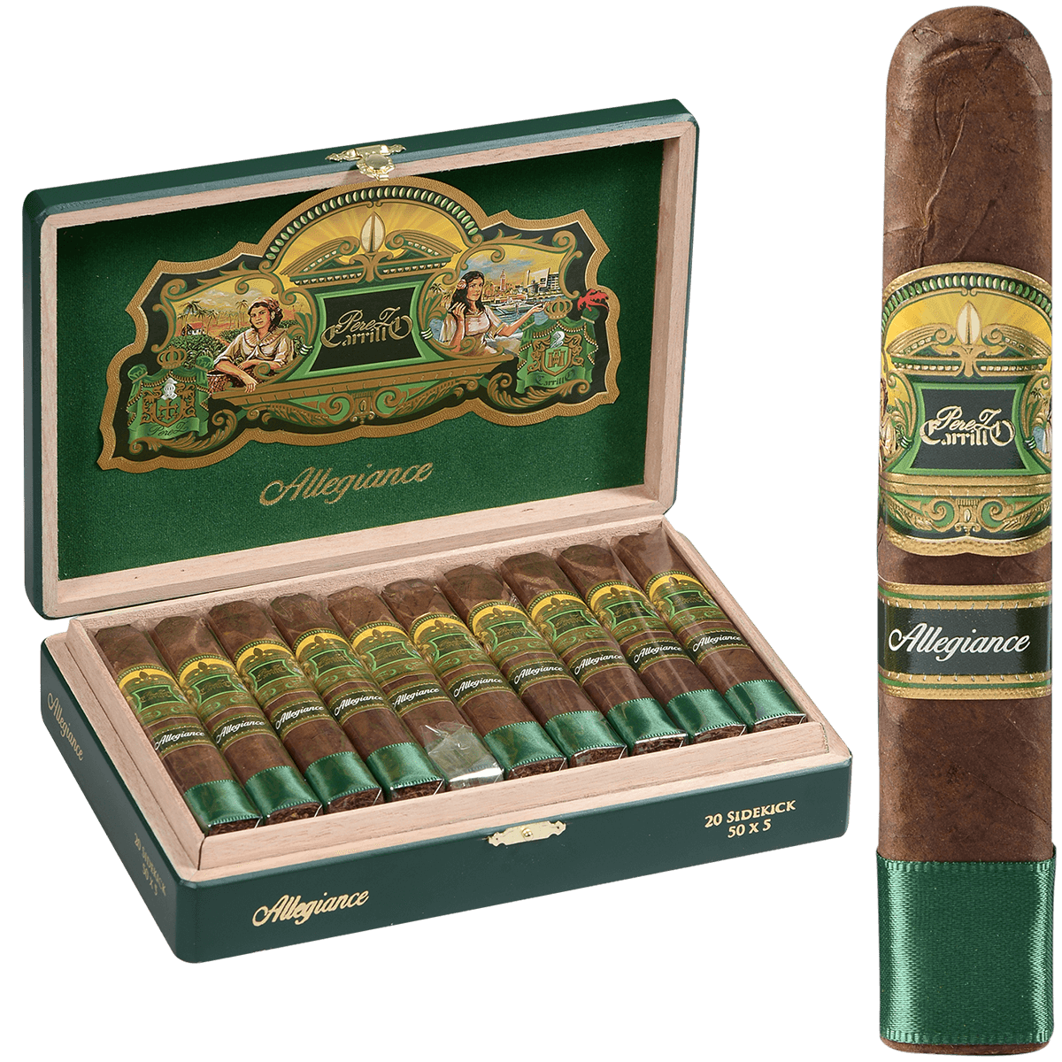 Ep Carillo Allegiance By Ep Carillo Sidekick 5X50 Robusto 20Ct Box