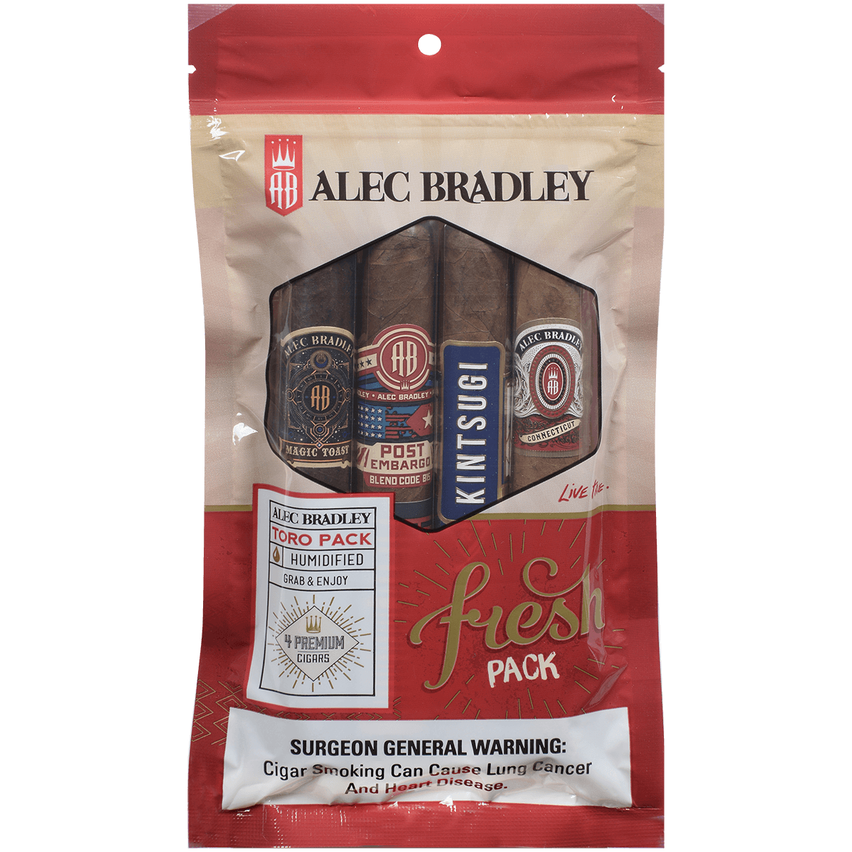 Alec Bradley Multi Brand Toro Fresh Pack 5/4 Ct.