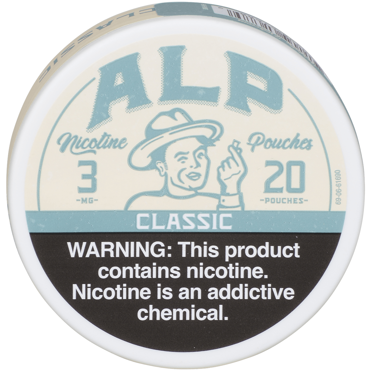Alp Nicotine Pouches Classic 3 Mg 1/5 Tins