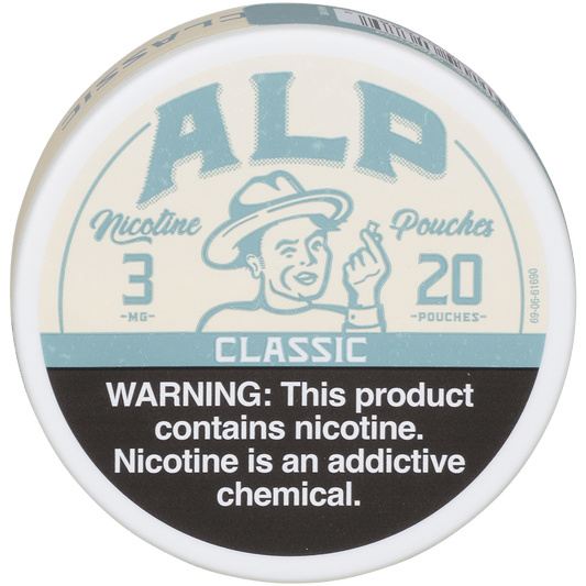 Alp Nicotine Pouches Classic 3 Mg 1/5 Tins