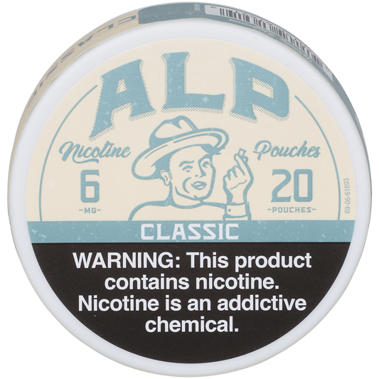 Alp Nicotine Pouches Classic 6 Mg 1/5 Tins