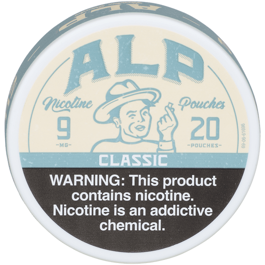 Alp Nicotine Pouches Classic 9 Mg 1/5 Tins