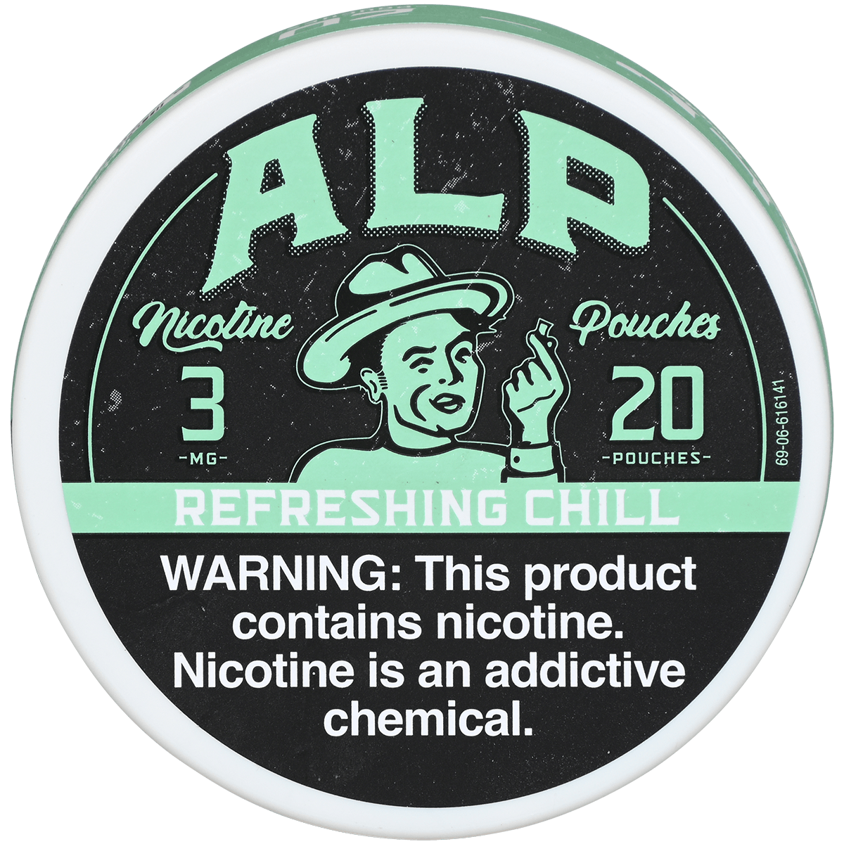 Alp Nicotine Pouches Refreshing Chill 3 Mg 1/5 Tins