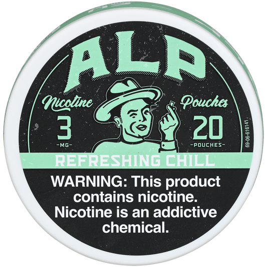 Alp Nicotine Pouches Refreshing Chill 3 Mg 1/5 Tins