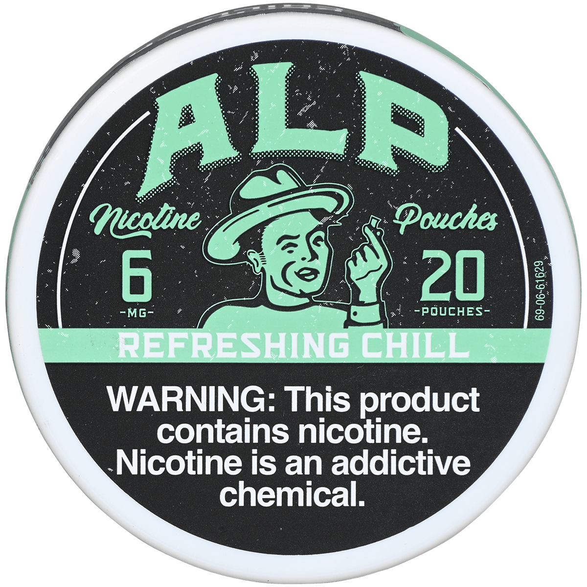 Alp Nicotine Pouches Refreshing Chill 6 Mg 1/5 Tins