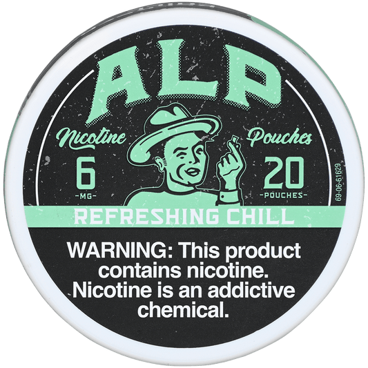 Alp Nicotine Pouches Refreshing Chill 6 Mg 1/5 Tins