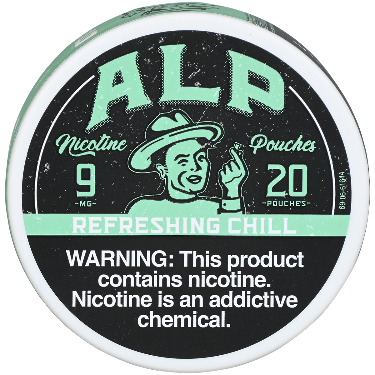 Alp Nicotine Pouches Refreshing Chill 9 Mg 1/5 Tins