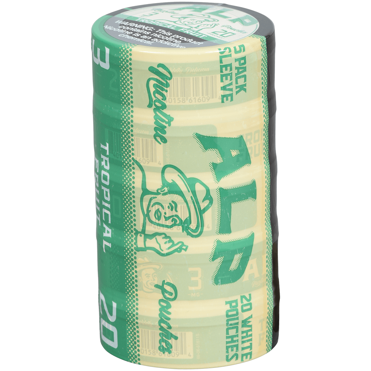 ALP NICOTINE POUCHES TROPICAL FRUIT 3 MG 1/5 TINS