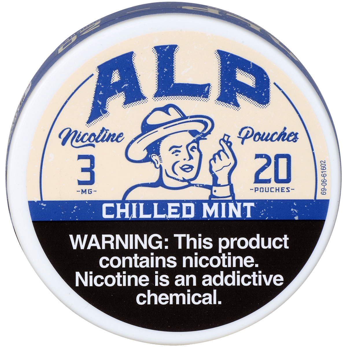 Alp Nicotine Pouches Chilled Mint 3 Mg 1/5 Tins
