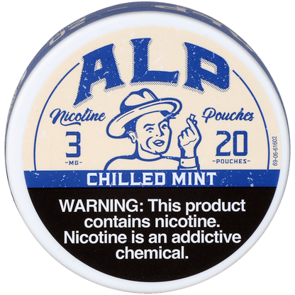 Alp Nicotine Pouches Chilled Mint 3 Mg 1/5 Tins
