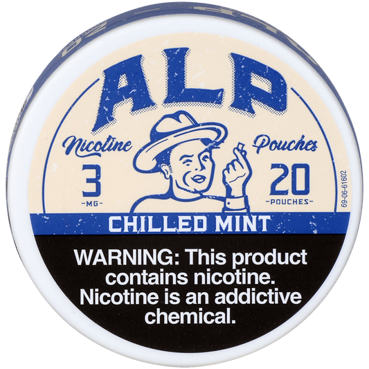 Alp Nicotine Pouches Chilled Mint 3 Mg 1/5 Tins