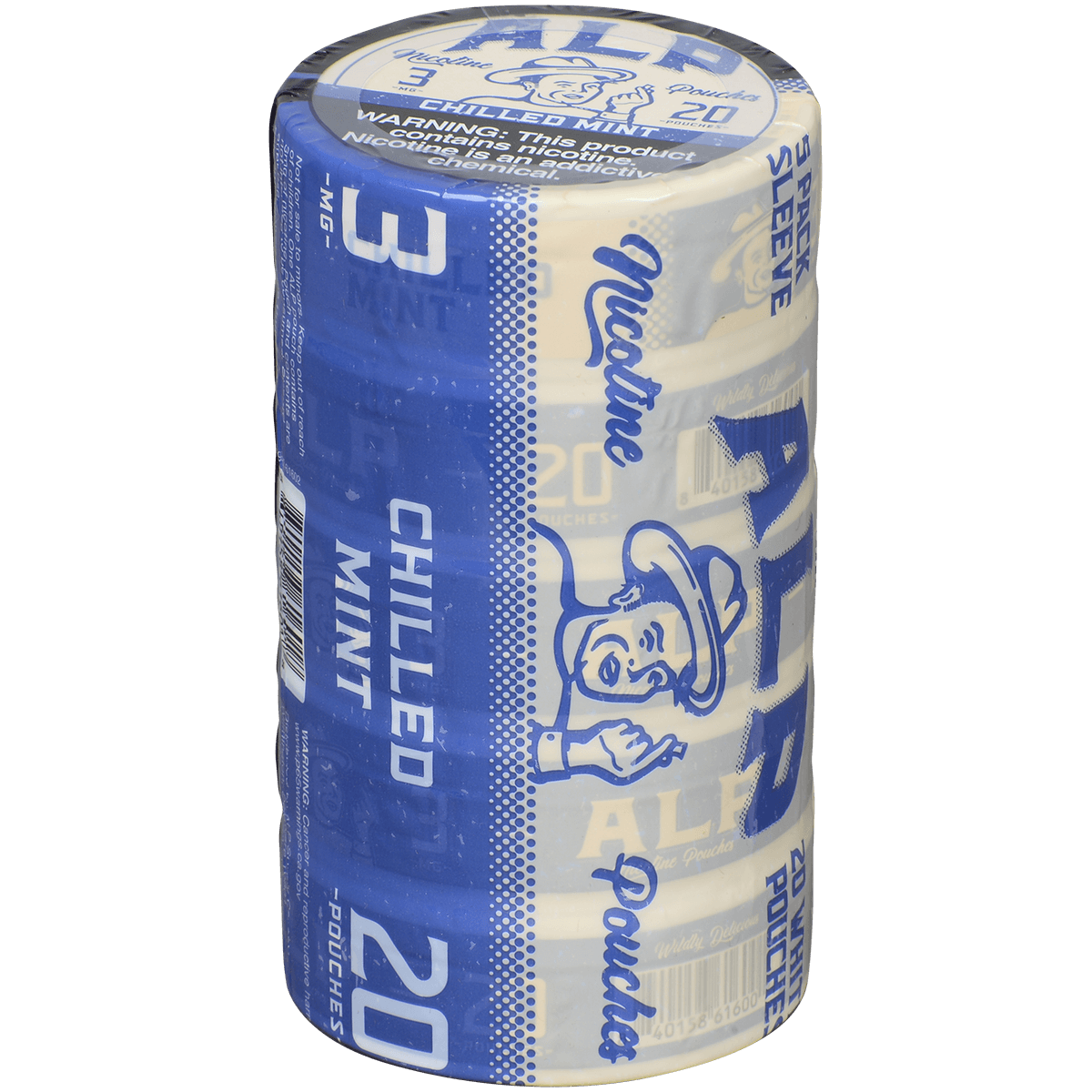 Alp Nicotine Pouches Chilled Mint 3 Mg 1/5 Tins