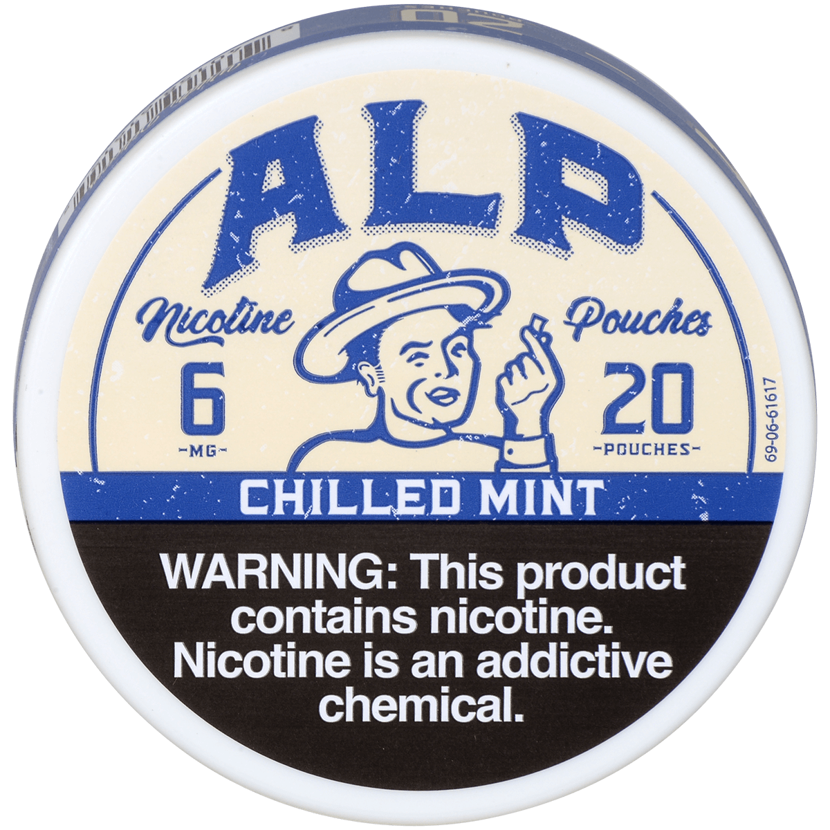 Alp Nicotine Pouches Chilled Mint 6 Mg 1/5 Tins