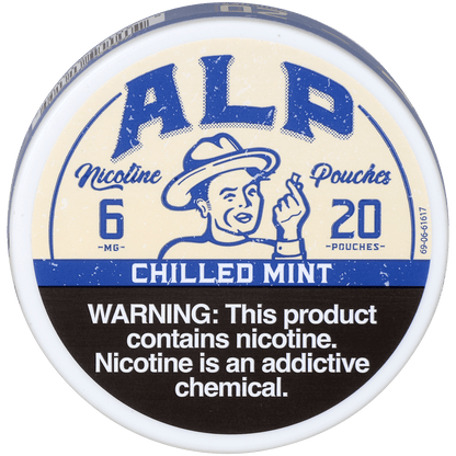 Alp Nicotine Pouches Chilled Mint 6 Mg 1/5 Tins