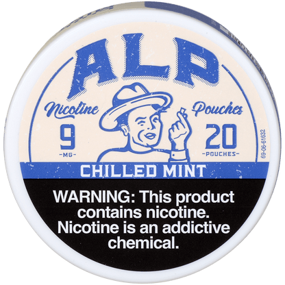 Alp Nicotine Pouches Chilled Mint 9 Mg 1/5 Tins