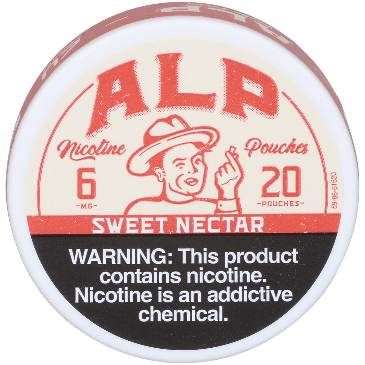 Alp Nicotine Pouches Sweet Nectar 6 Mg 1/5 Tins
