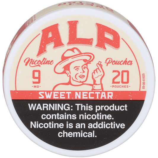 Alp Nicotine Pouches Sweet Nectar 9 Mg 1/5 Tins