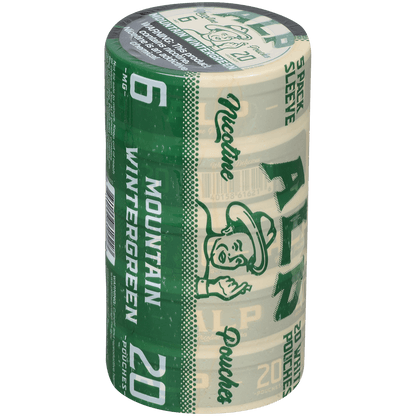 Alp Nicotine Pouches Mountian Wintergreen 6 Mg 1/5 Tins