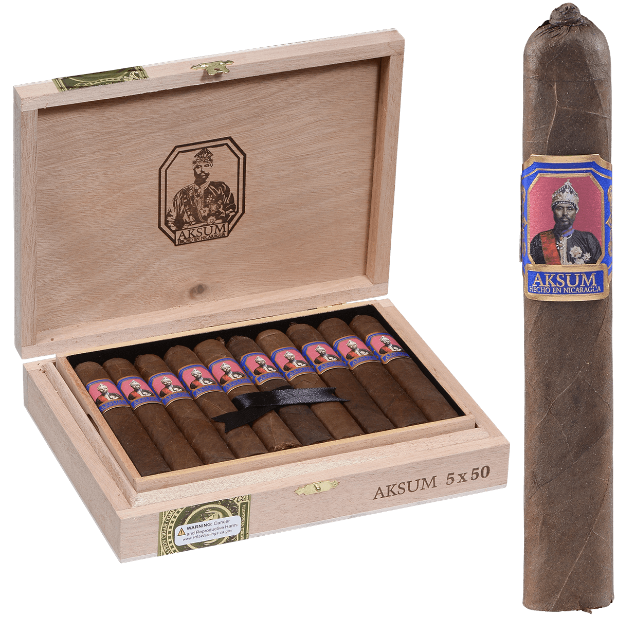 Foundation Aksum Robusto Maduro 10 Ct Box 5x50