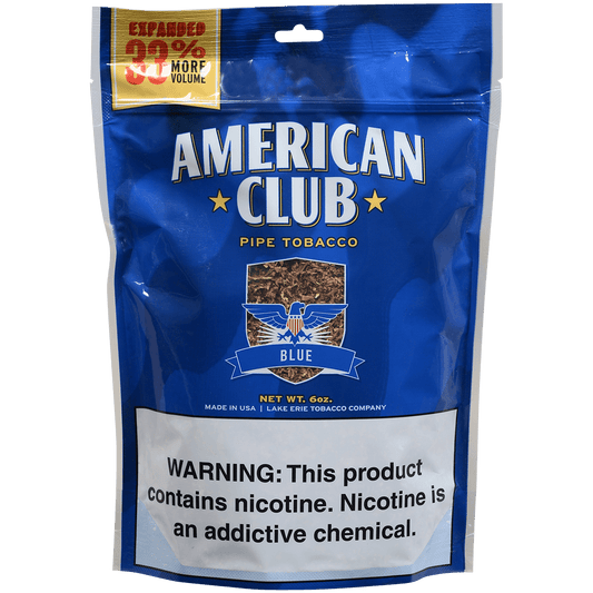 American Club Bag Tobacco Blue 6 Oz