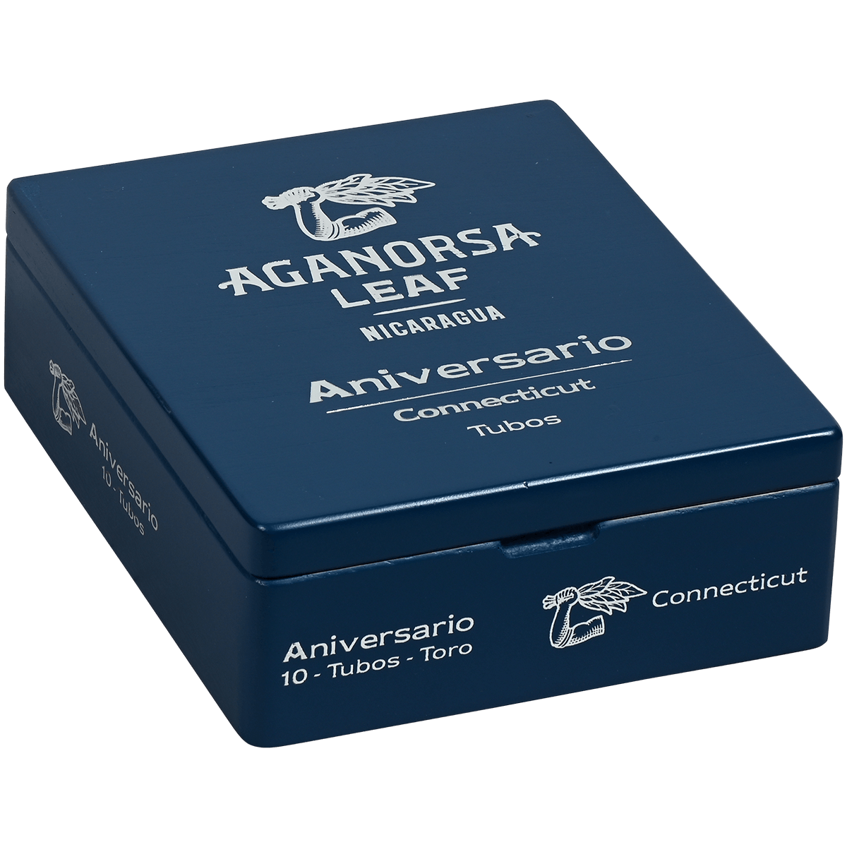 AGANORSA LEAF ANIVERSARIO CT TORO TUBO 10 CT.  6x52