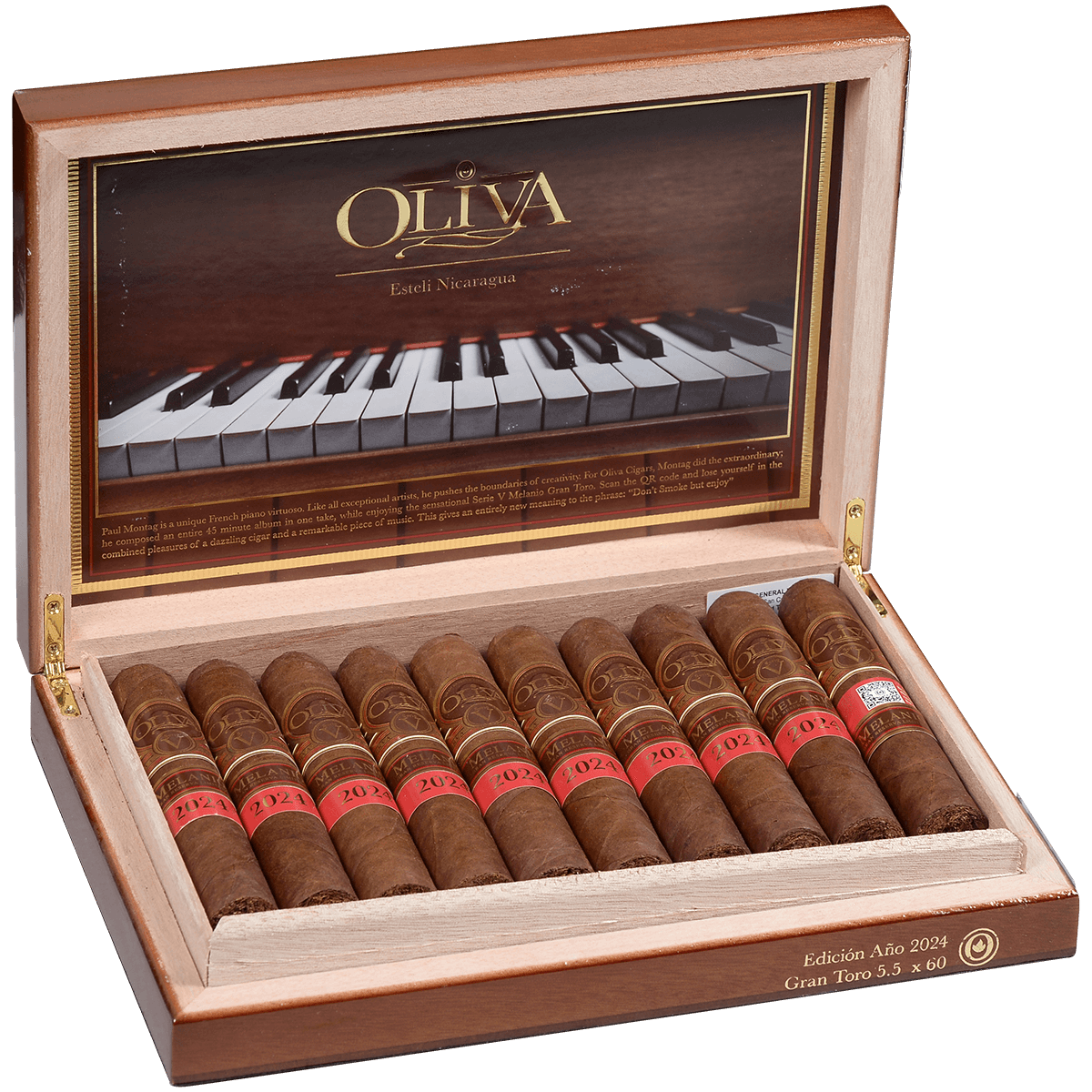 Oliva Gift Set Tove270 Ano 2024 Toro Grande 10Ct Box